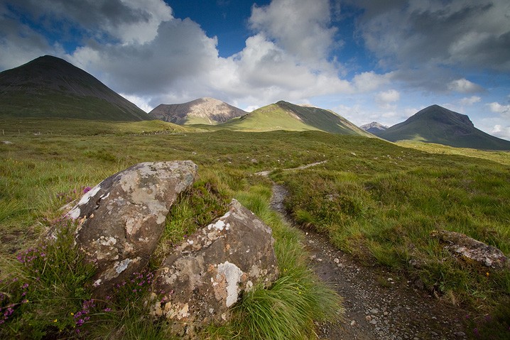 Landschaft Sligachan Cuillinhils